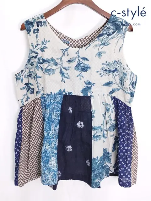 BADOU-R バドウアール パッチワークチュニック 2 マルチカラー 日本製 レディース