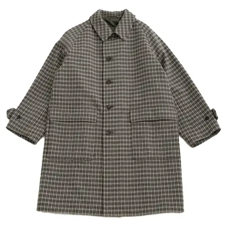 NANO universe LB.03 Section(ナノユニバース LB.03 セクション) ガンクラブチェックバルカラーコート