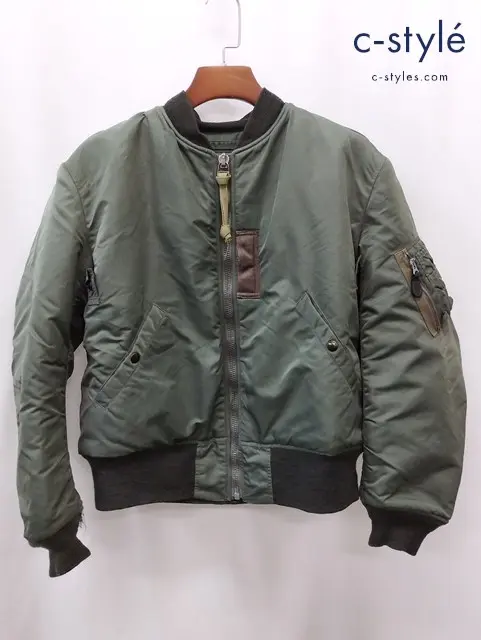 Buzz Rickson’s バズリクソンズ フライトジャケット M カーキ MA-1 MIL-J-8279