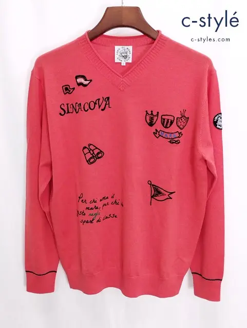 SINA COVA シナコバ セーター M オレンジ 20212020 毛100%