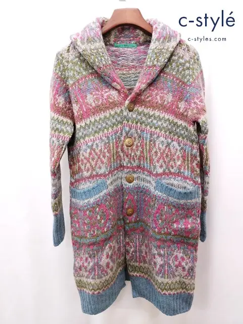 45R ノアランドジャガードカウチンコート 2 マルチカラー 7102032 レディース