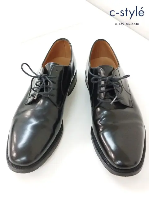 Loake ローク イングランド プレーントゥ 205 7・1/2 ブラック