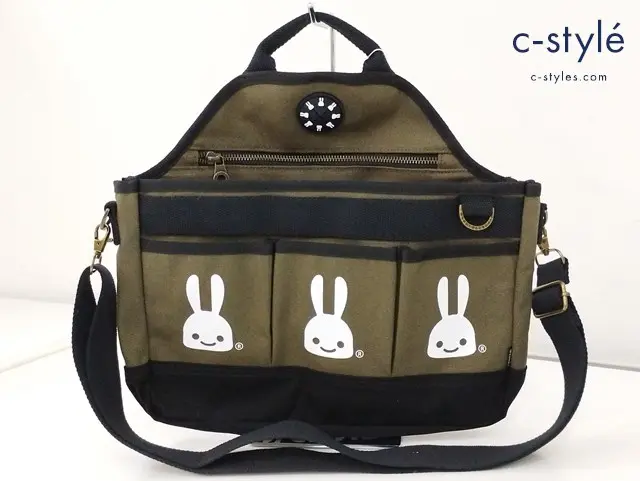 CUNE キューン お散歩ツールバッグ ONE オリーブ×ブラック TCKOM33