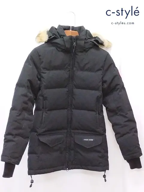 CANADA GOOSE カナダグース ダウンジャケット 2XS ブラック SOLARIS 3034L レディース