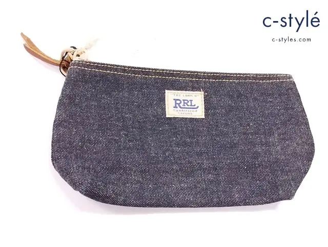 RRL ダブルアールエル ポーチ インディゴ SELVEDGE DENIM POUCH 5610520