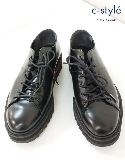 THE ONITSUKA オニツカ シューズ 25cm ブラック DERBY 1181A139