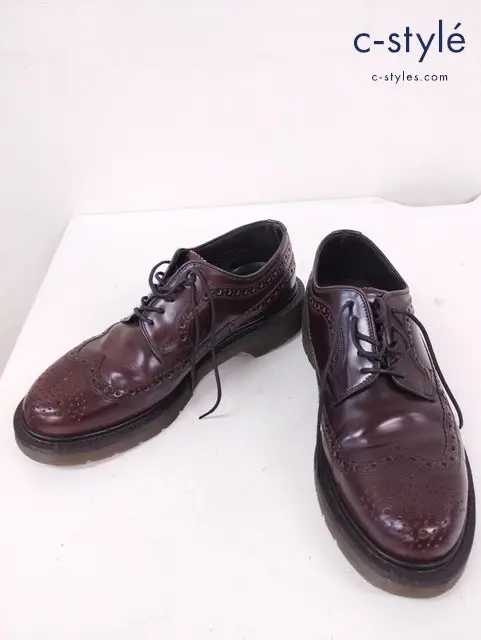 LOAKE ローク ウィングチップレザーシューズ IMLK1016 6・1/2 バーガンディ 英国製
