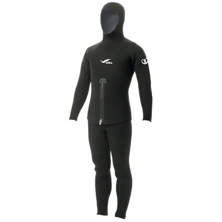 GULL(ガル) ダイビング ウェットスーツ GW-6034B ロクハンかぶり 6.5mmJ×SCS（上着＋ロングジョンセット）