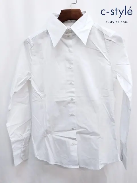 NARACAMICIE ナラカミーチェ 長袖シャツ 1 ホワイト 10-01-01-203 イタリア製 レディース