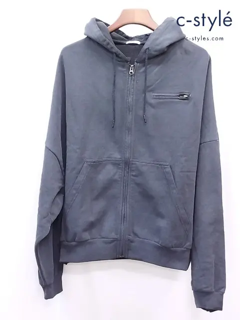 WILLY CHAVARRIA ウィリーチャバリア ジップアップパーカー M グレー