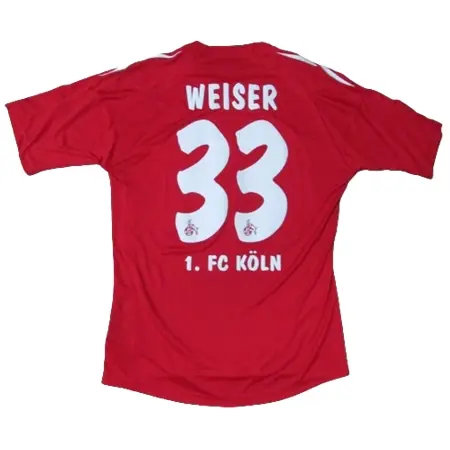 1. FC Cologne(1.FCケルン) サッカー ユニフォーム 2011/12 ホーム ミッチェル・ヴァイザー 選手実使用品