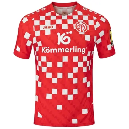 1. FSV Mainz 05(1.FSVマインツ05) サッカー ユニフォーム 24/25 公式 ホーム 半袖 （選手名、背番号、パッチ込み）