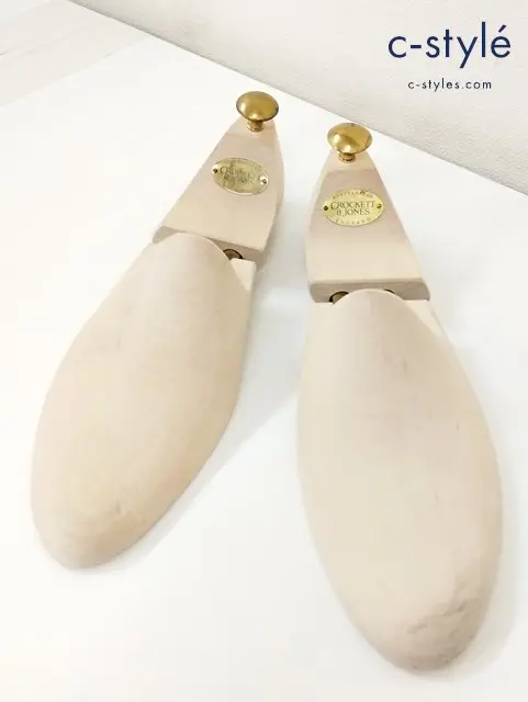 CROCKETT & JONES クロケット&ジョーンズ シューツリー 8 ベージュ 木製 ENGLAND