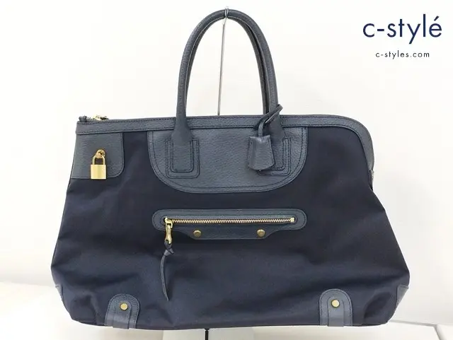 TOFF & LOADSTONE トフアンドロードストーン トートバッグ ネイビー KEYナイロン クラシック