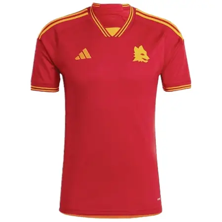 AS Roma(ASローマ) サッカー ユニフォーム 23/24 公式 ホーム 半袖 （選手名、背番号、パッチ込み）