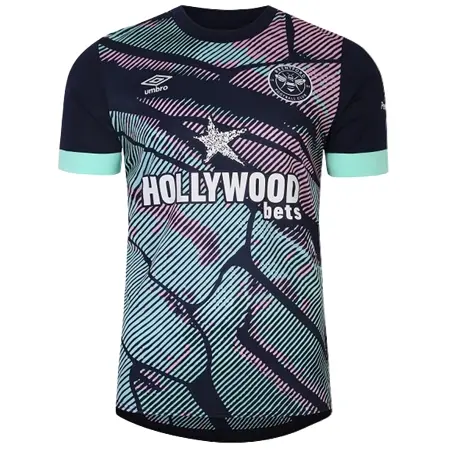 Brentford FC(ブレントフォードFC) サッカー ユニフォーム 23/24 公式 サード 半袖 （選手名、背番号、パッチ込み）