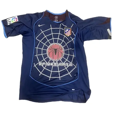 Club Atletico de Madrid(アトレティコ・マドリード) サッカー ユニフォーム フェルナンド・トーレス スパイダーマン2 コラボ 2004／05 サイズXL