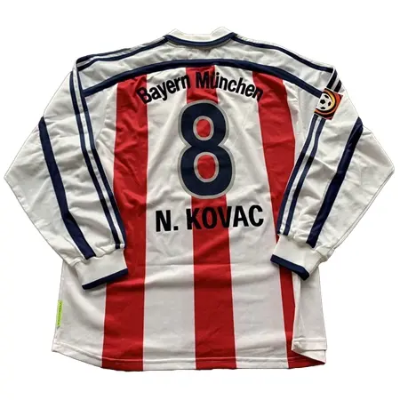 FC Bayern Munchen(FCバイエルン・ミュンヘン) サッカー ユニフォーム アウェイ選手用長袖ユニフォーム #8 コヴァチ