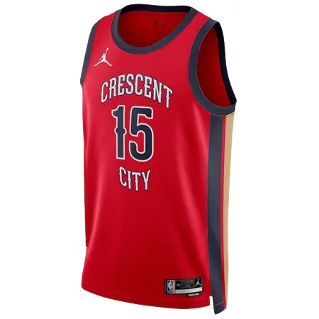 New Orleans Pelicans(ニューオーリンズ ペリカンズ) バスケットボール ユニフォーム ジョーダン ブランド ステートメント エディション スウィングマンユニフォーム- レッド – ホセ アルバラド – ユニセックス
