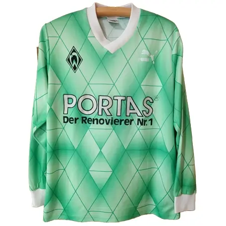 SV Werder Bremen(ヴェルダー・ブレーメン) サッカー ユニフォーム 89-90 長袖