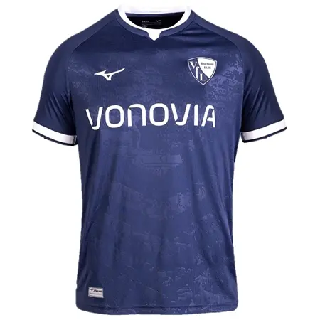 VfL Bochum 1848(VfLボーフム) サッカー ユニフォーム 24/25 公式 ホーム 半袖 （選手名、背番号、パッチ込み）