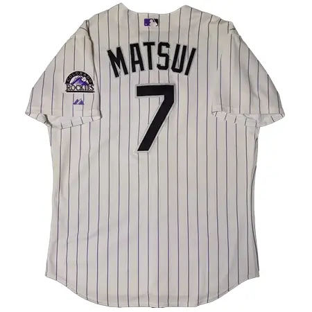 Colorado Rockies(コロラド・ロッキーズ) 野球 ユニフォーム 松井稼頭央 #7 オーセンティックユニフォーム マジェスティック社 サイズ48