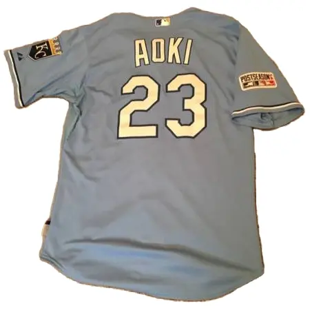 Kansas City Royals(カンザスシティ・ロイヤルズ) 野球 ユニフォーム 青木宣親 ポストシーズン 選手支給ユニフォーム