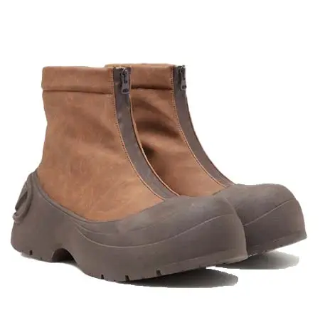 DIESEL(ディーゼル) D-Donald-Rubber-trimmed ankle boots