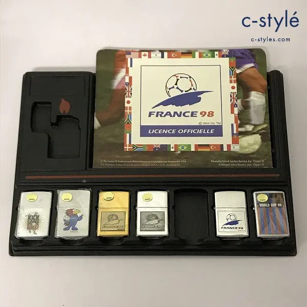 ZIPPO ジッポー オイルライター COLLECTIVE LIGHTERS WORLD CUP FRANCE 98′ フットボールワールドカップ