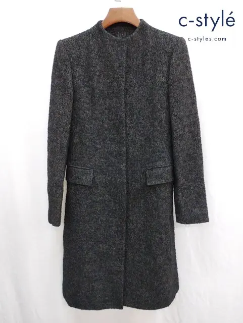 Jean Paul GAULTIER FEMME ウールコート 40 ブラック×ブラウン系 レディース