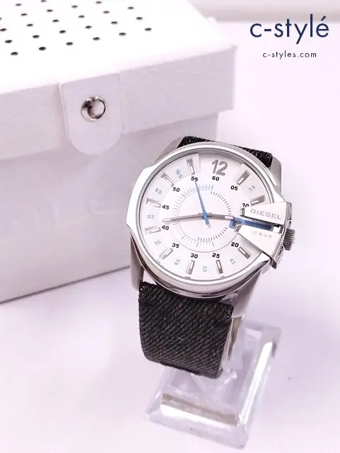 DIESEL ディーゼル 腕時計 DZ1725 ブラック×シルバー系 クォーツ