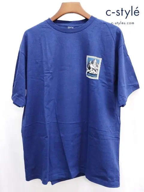 Patagonia パタゴニア Tシャツ L ブルー系 80s 半袖