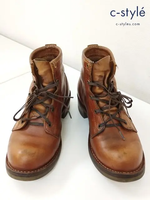 Wesco ウエスコ ハーネスブーツ 9 ブラウン 革 ハイカット