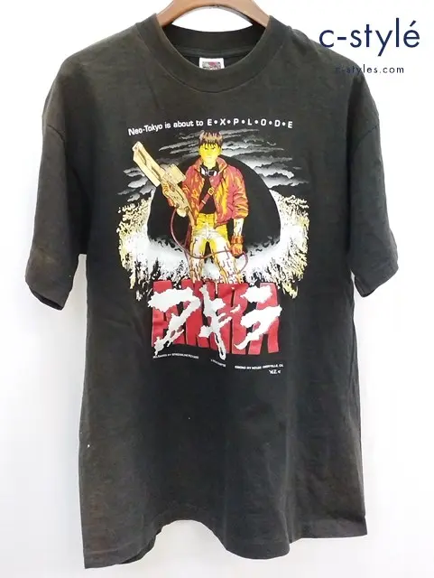 FRUIT OF THE LOOM フルーツオブザルーム AKIRA Tシャツ XL ブラック ヴィンテージ