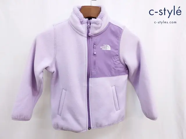 THE NORTH FACE ノースフェイス フリースジャケット 120 パープル キッズ 男の子 女の子