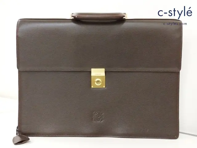 LOEWE ロエベ ブリーフケース ビジネスバッグ ブラウン