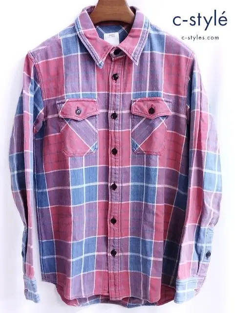 visvim ビズビム シャツ 2 マルチカラー チェック柄 綿100％ 0115205011021