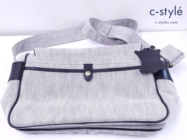 LUGGAGE LABEL ラゲッジレーベル ショルダーバッグ グレー系×ブラック 吉田カバン