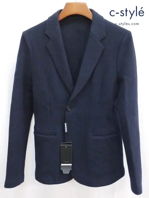 EMPORIO ARMANI テーラードジャケット 46 ネイビー 1B Z1G690 Z1094 イタリア製