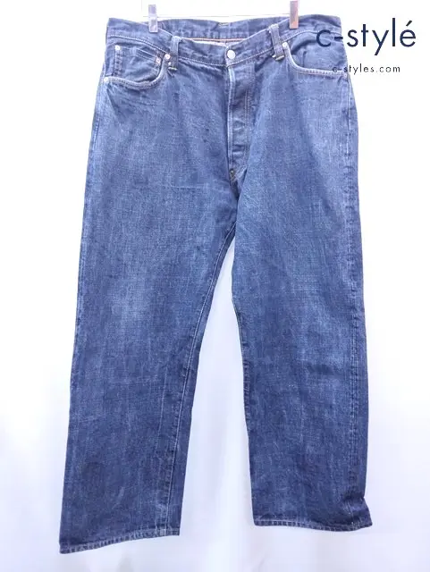 EVISU エヴィス デニムパンツ 40×35 インディゴ朱耳 SPECIAL ビッグカモメ 綿100％