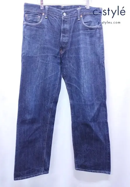 EVISU エヴィス デニムパンツ 36×35 インディゴ Lot2000 No.2 綿100％