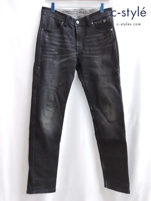 RSタイチ アールエスタイチ デニムパンツ 31 ブラック ウインドプルーフ RSY551 バイク用品 バイクウェア