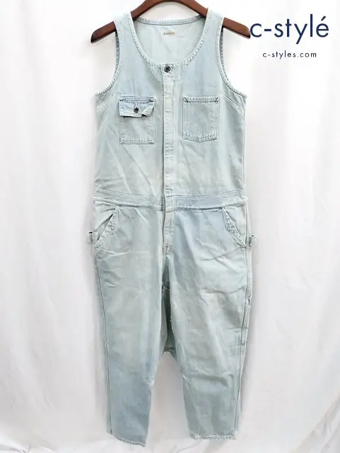 KAPITAL キャピタル サルエルオールインワン デニム S（1） インディゴ 綿100％ レディース