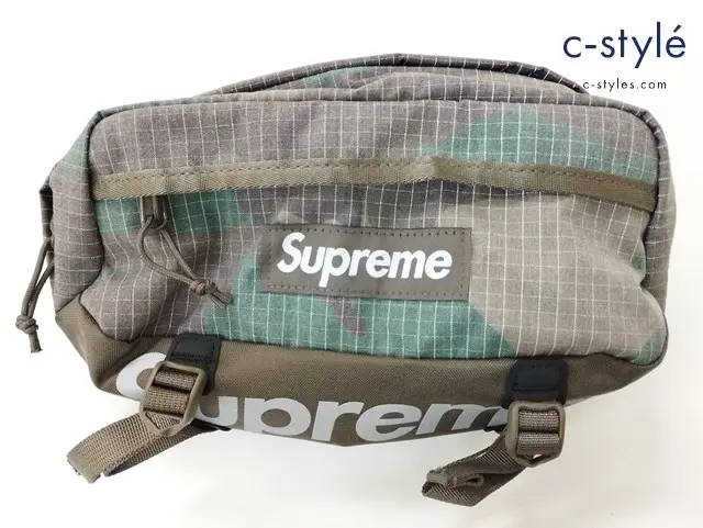 Supreme シュプリーム ウエストバッグ カーキ系 2024SS Waist Bag 迷彩柄