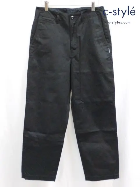 NEIGHBORHOOD ネイバーフッド パンツ S ブラック CLASSIC CHINO PANTS 241YTNH-PTM01 綿100％