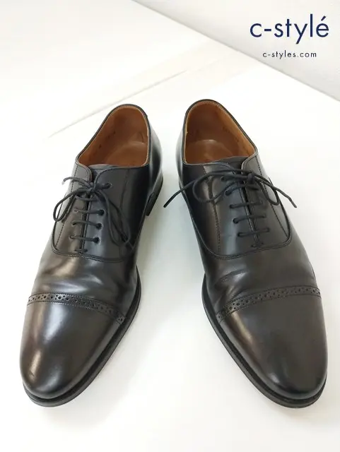 REGAL リーガル レザーシューズ 24・1/2 ブラック パンチドキャップトゥ S617090