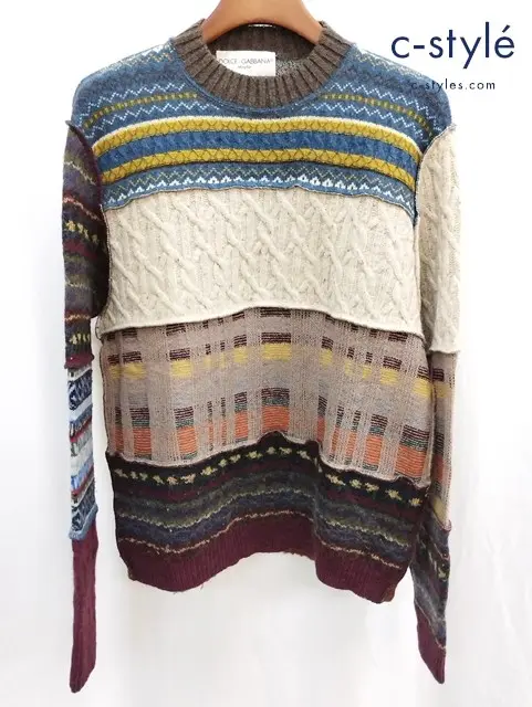 Dolce&Gabbana ドルチェ&ガッバーナ セーター マルチカラー イタリア製