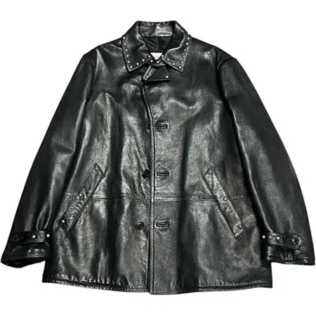 VERSACE (ヴェルサーチ) アーカイブ Archive 80s-90s スタッズ レザージャケット