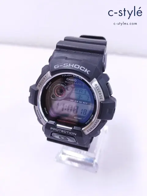 CASIO カシオ 腕時計 ブラック×シルバー G-SHOCK GW-8900 3268 ソーラー充電