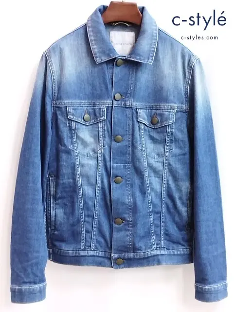 JACOB COHEN ヤコブコーエン デニムジャケット M インディゴ J8064 MILITARY COMF